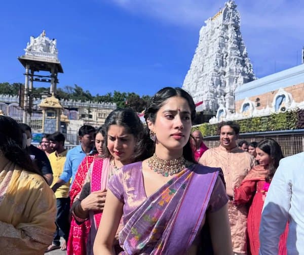 శ్రీవారి సేవలో జాన్వీ కపూర్