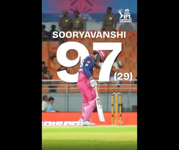97 సెకెన్లలో 97 రన్స్ చేసిన వైభవ్.. IPL స్పెషల్ వీడియో షేర్
