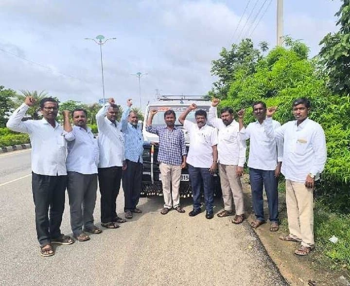 క్షేత్ర సహాయకుల సమస్యలపై హైదరాబాద్లో ధర్నా