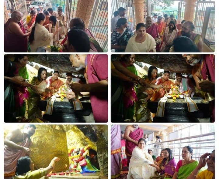 పాలకుర్తి ఆలయంలో విజయలక్ష్మి ప్రత్యేక పూజలు