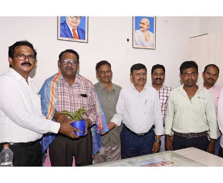 జిల్లా ఖజానా అధికారిగా షరీఫ్ బాబా బాధ్యతల స్వీకరణ